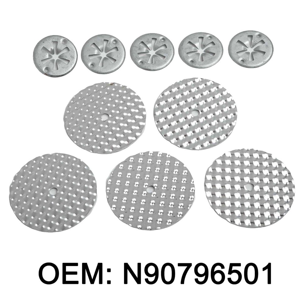 Reliable 5 pcs Metal Heat Shield Repair Kit with Washers for Car Maintenance