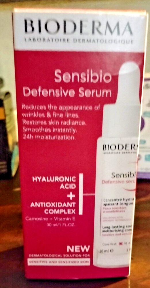 Bioderma Sensibio Defensive Serum (Sensitive and Sensitized Skin) 30ml/1oz. NEW