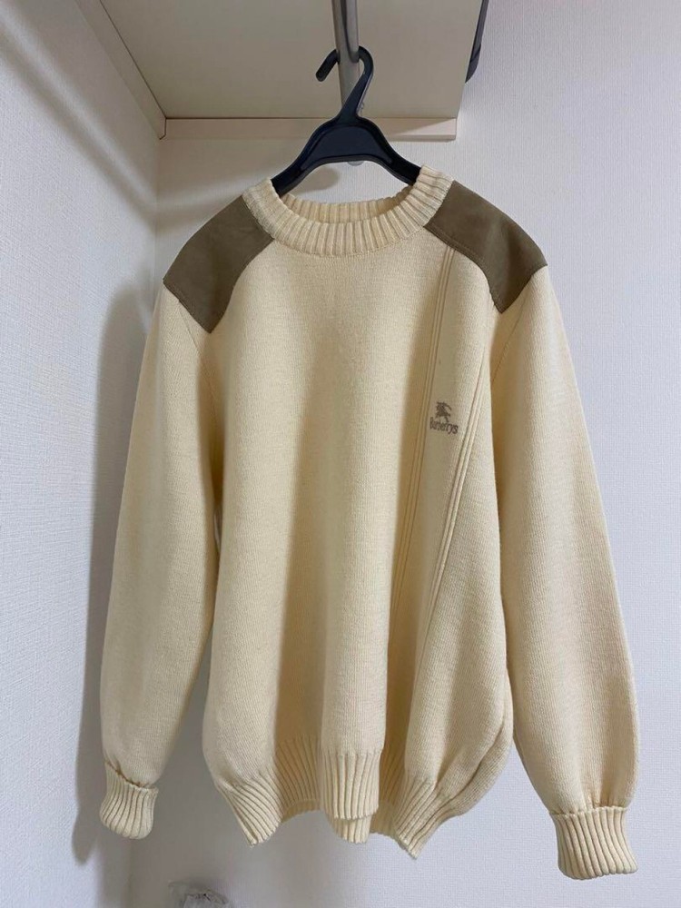 Burberry knit sweater Men's Fashion from Japan