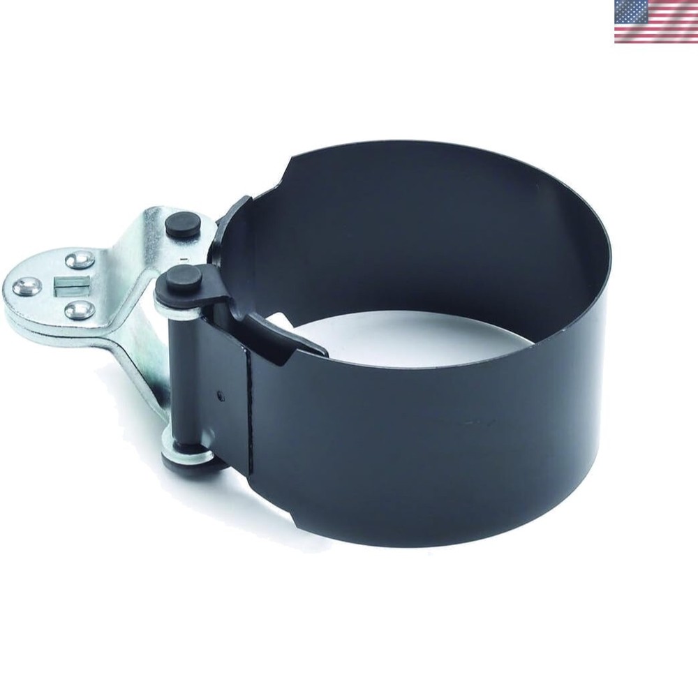 Heavy-Duty Alloy Steel Wide Oil Filter Wrench 4-3/8 to 5-1/4 Inch for Automotive