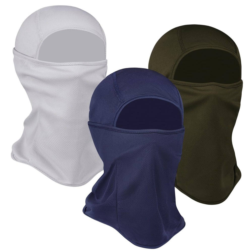3 Pieces Balaclava Ski Mask -Winter Full Face Mask for Men Women Windproof We...