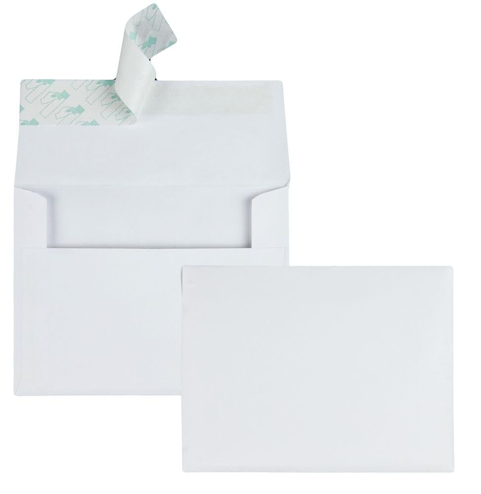 A2 Invitation Envelopes with Self Seal Closure, 4-3/8