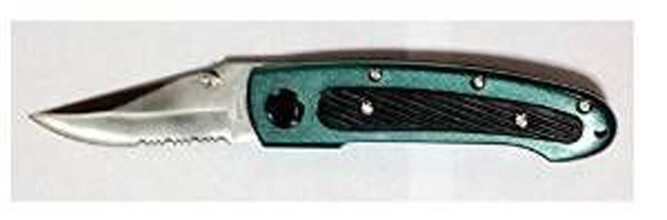Hunter Green Compact Pocket Knife with Gift Box  