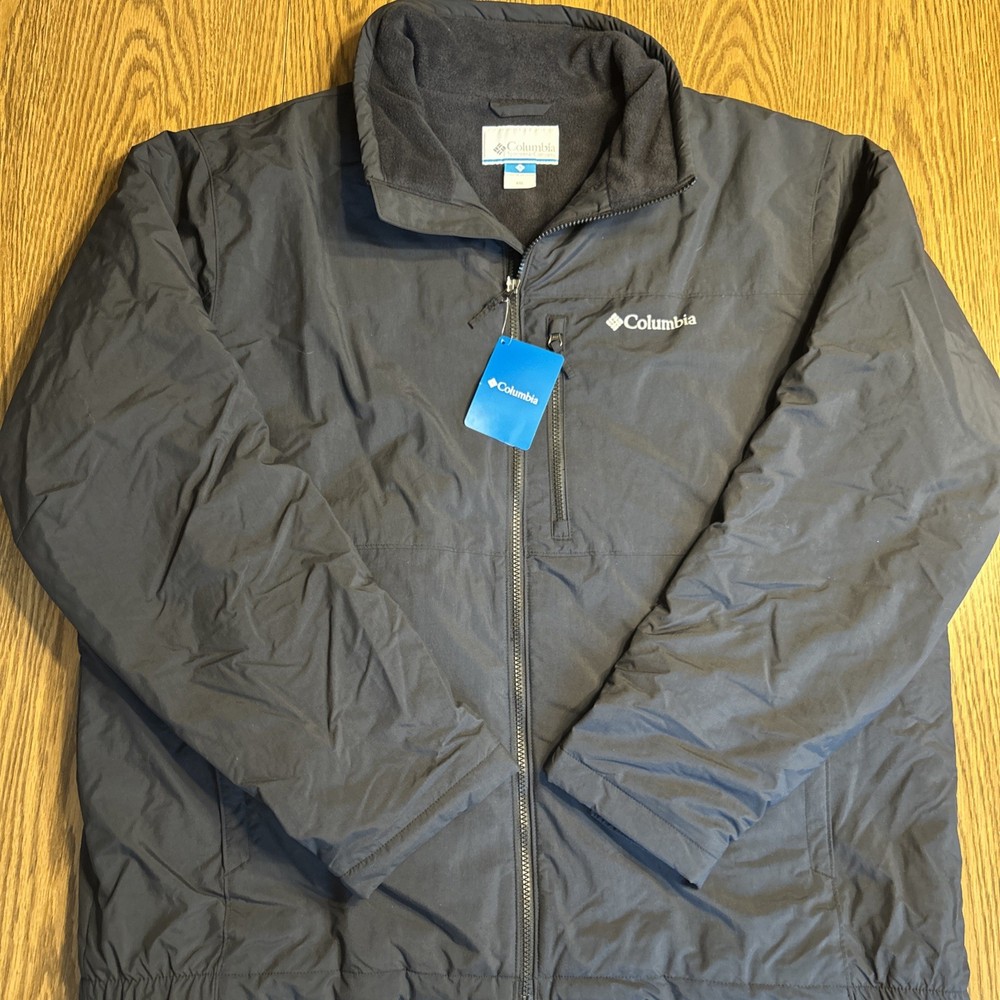 Columbia Men's XXL Northern Utilizer Insulated Water-Resistant Black Jacket