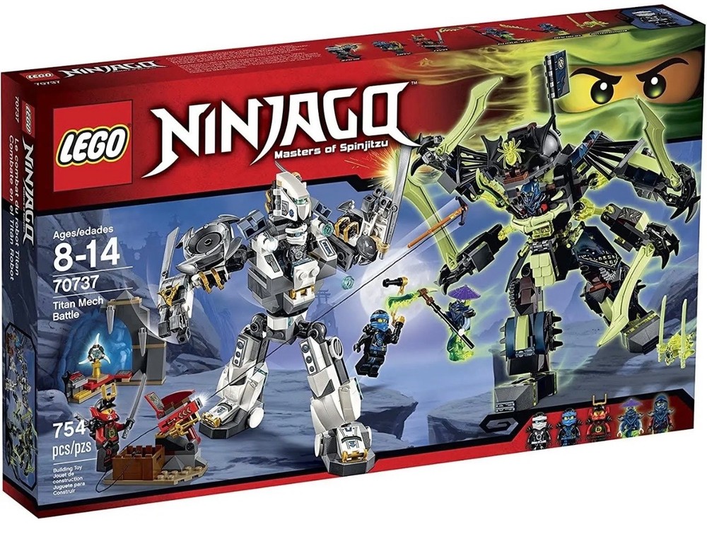 LEGO Ninjago 70737 Titan Mech Battle Masters of Spinjitzu Rare Retired Set