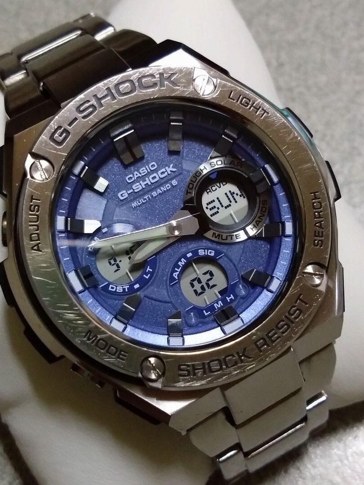 CASIO G-SHOCK GST-W110D-2AJF Solar Digital Analog Watch Men Blue