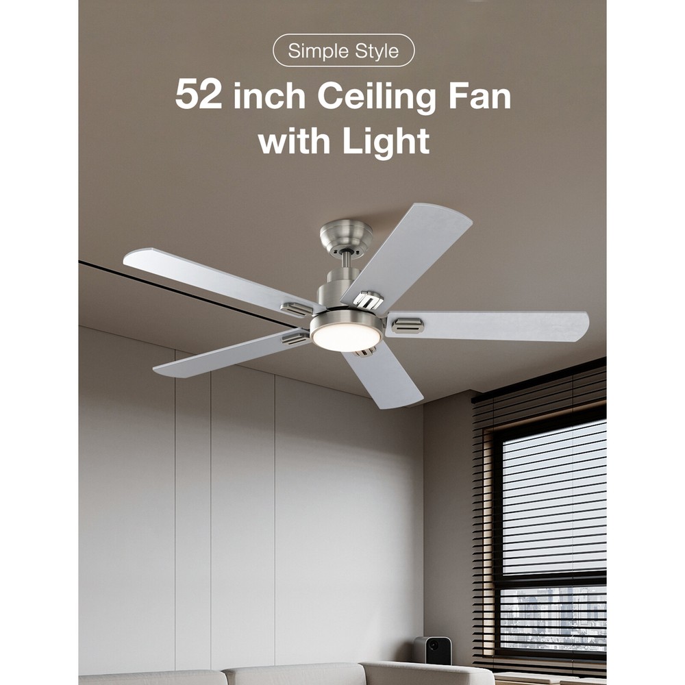 52inch Ceiling Fan With Light and Remote Control