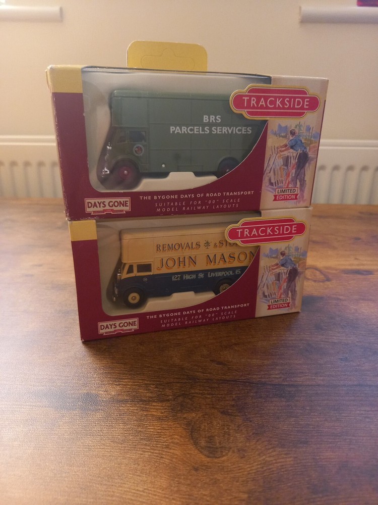 Lledo 1:76 Trackside X2 Guy Pantechnicon Trucks Masons and BRS  