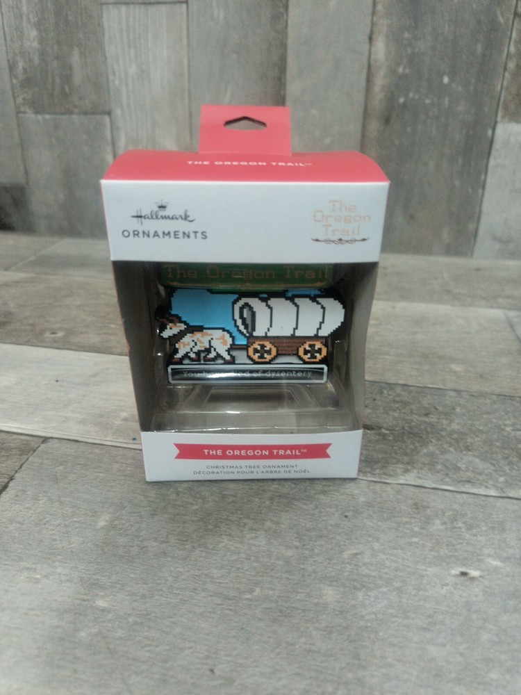2024 Hallmark Oregon Trail Video Game Christmas Ornament New