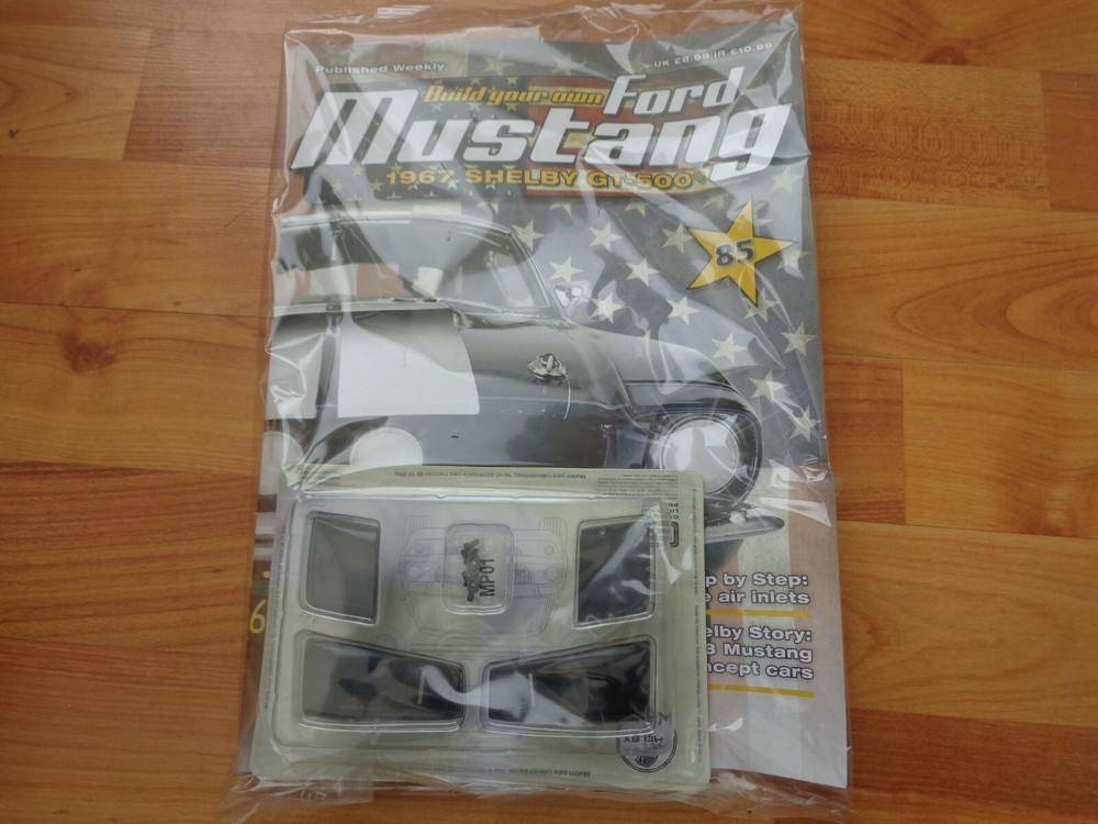 1/8 DEAGOSTINI BUILD YOUR OWN FORD MUSTANG 1967 SHELBY GT-500 ISSUE 85 INC PART