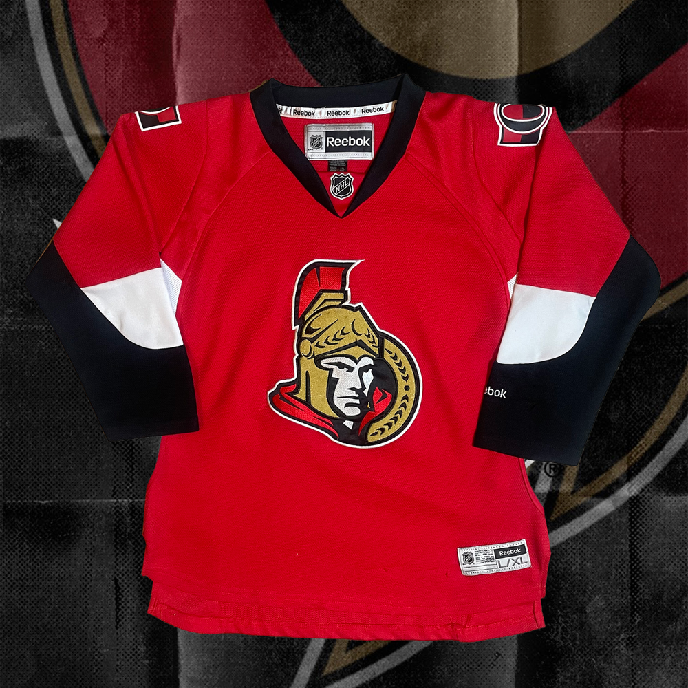 2000s Reebok Ottawa Senators Youth Hockey Jersey Size L/XL