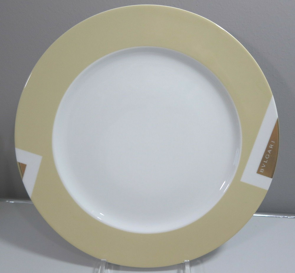 BVLGARI Geometrica Beige SERVICE PLATE 12 1/4 inch Rosenthal Bulgari