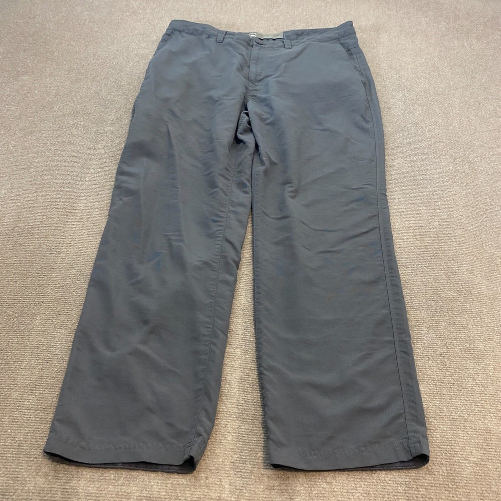 REI Men’s 36x28 Gray Stretch Mid Rise Straight Leg Hiking Pants Outdoor