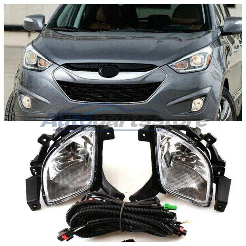 For Hyundai Tucson 2010-2013 Car Fog Lamp Assembly 4300K Fog Lamp Light Pair
