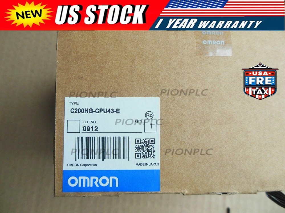 1PC Omron C200HG-CPU43-E C200HGCPU43E PLC Module New In Box Fast Shipping