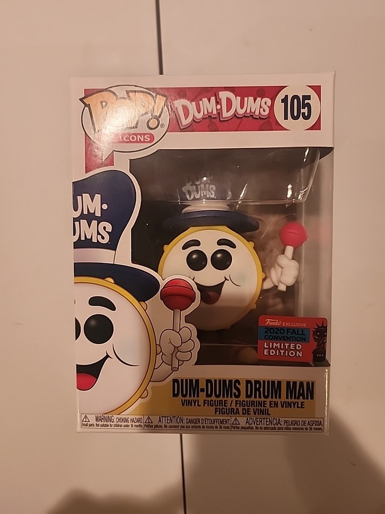 Funko Pop Dum-Dums Drum Man 2020 Fall Convention NYCC Exclusive #105