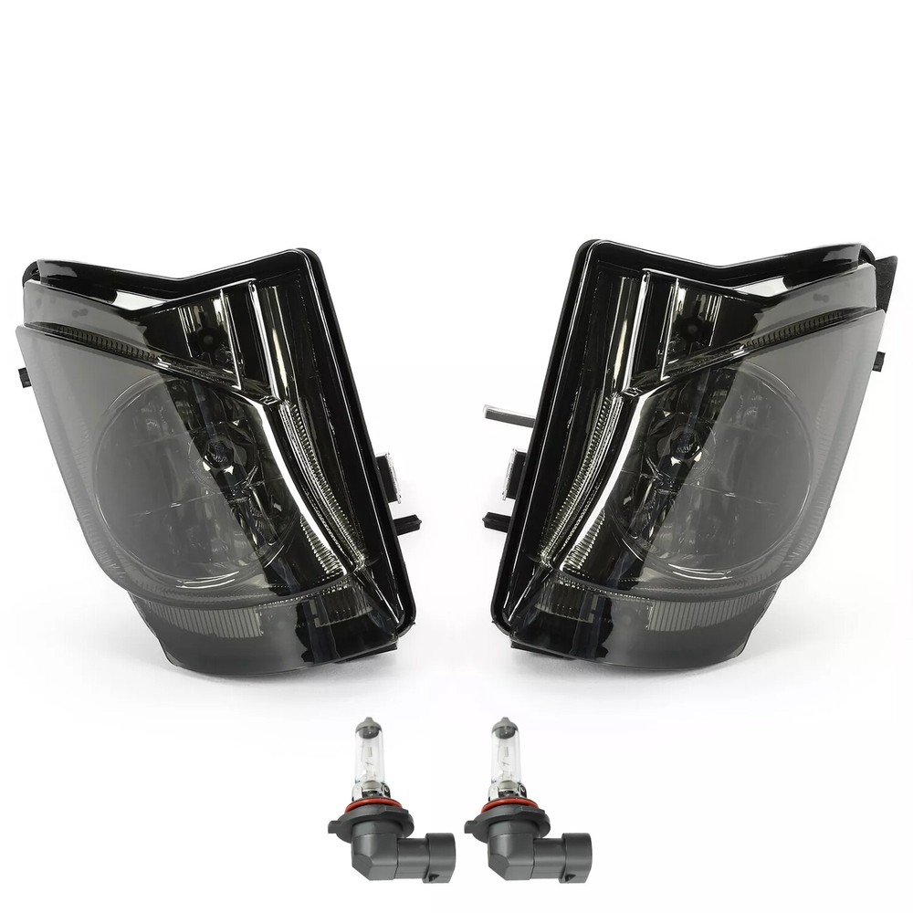 Fog Lights Lamps Replacement Smoke Lens For 2006-2010 Lexus IS250 IS350 w/Bulbs