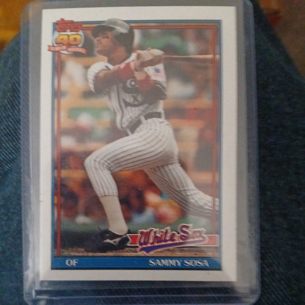 Sammy Sosa #414 Topps 40 Years Of Baseball 1991 Error Card Wrong Birthday NM/M