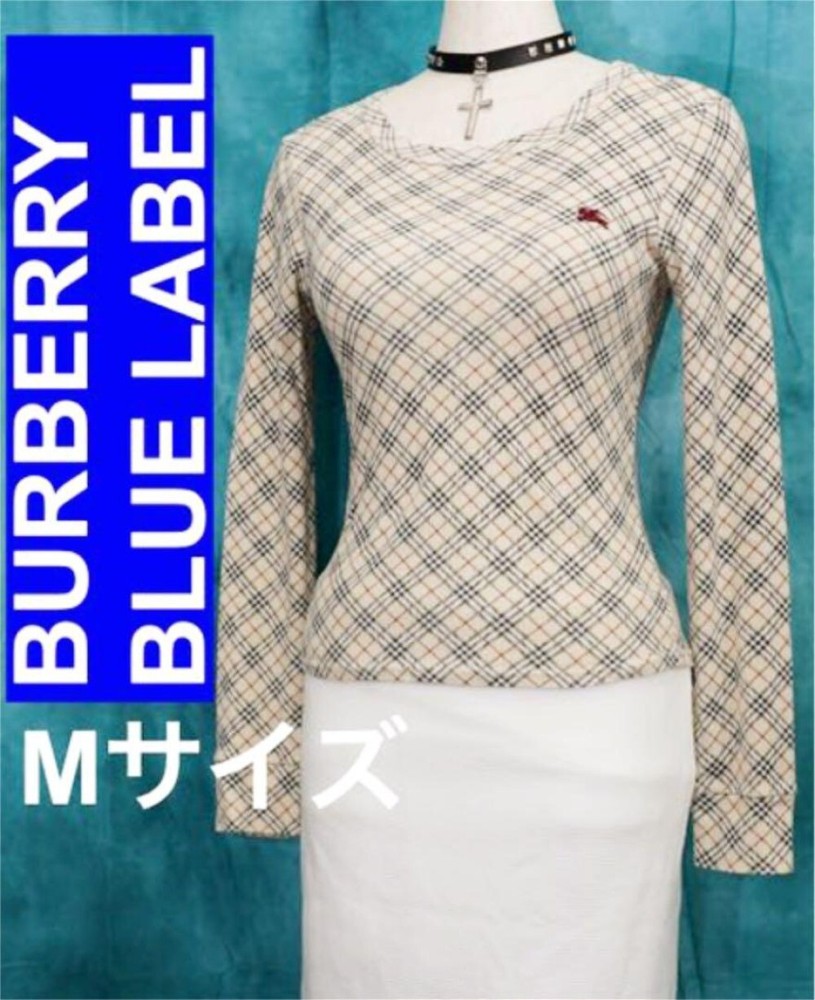 Burberry Nova Check Long Sleeve T-Shirt Woman Fashion from Japan