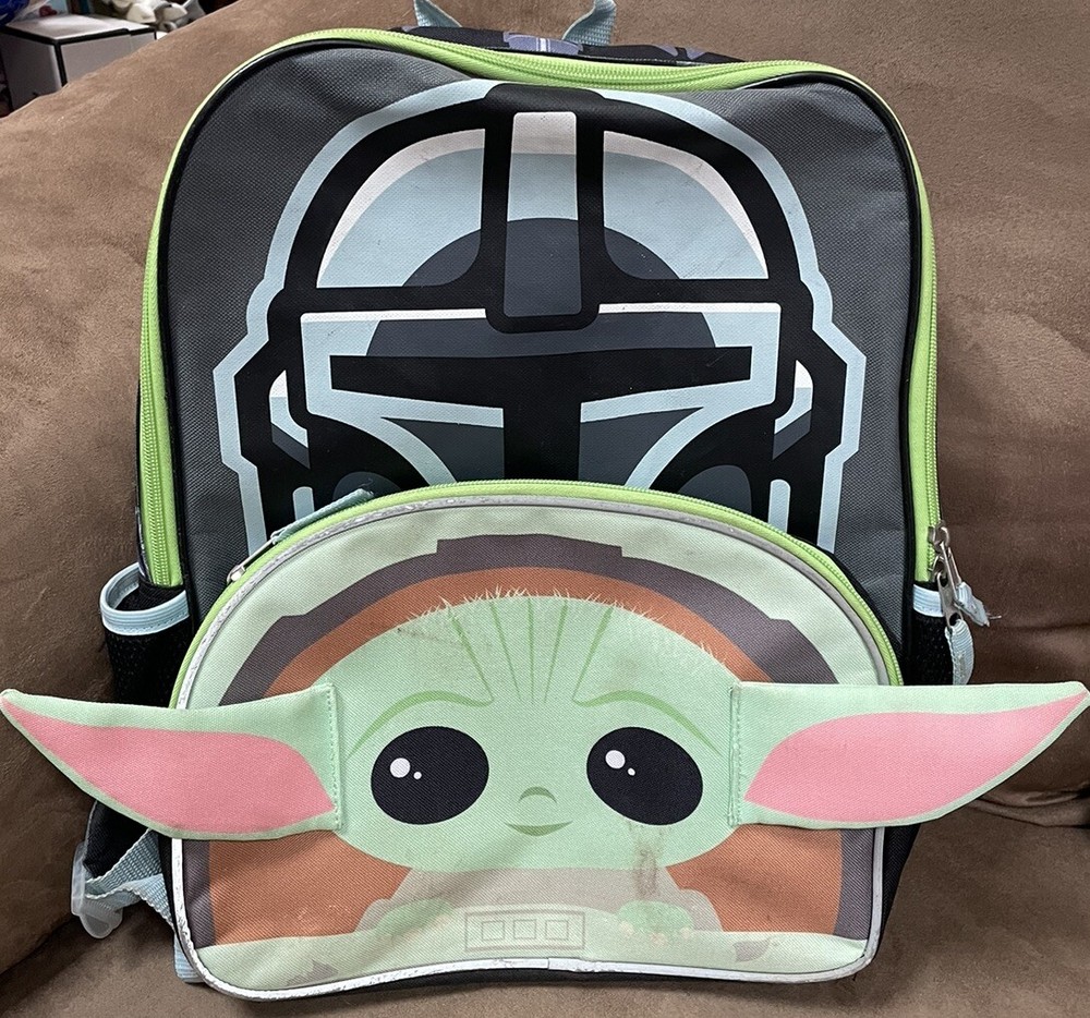STAR WARS MANDALORIAN 16” BACKPACK  3D EARS