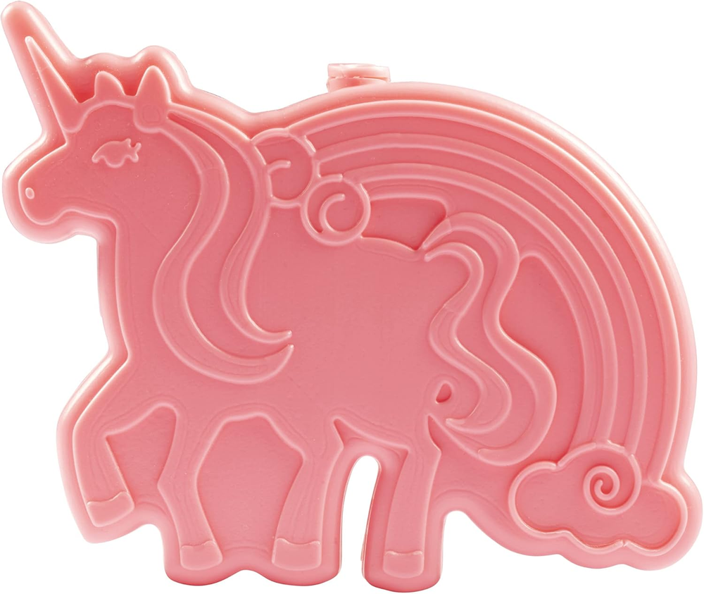 Unicorn Reusable Hard Ice Pack- Set of 3- Fits Easily inside Kids Lunch Box, ...