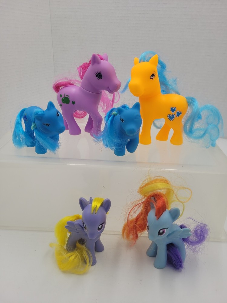 My Little Pony Figures Lot of 6 Vintage to modern