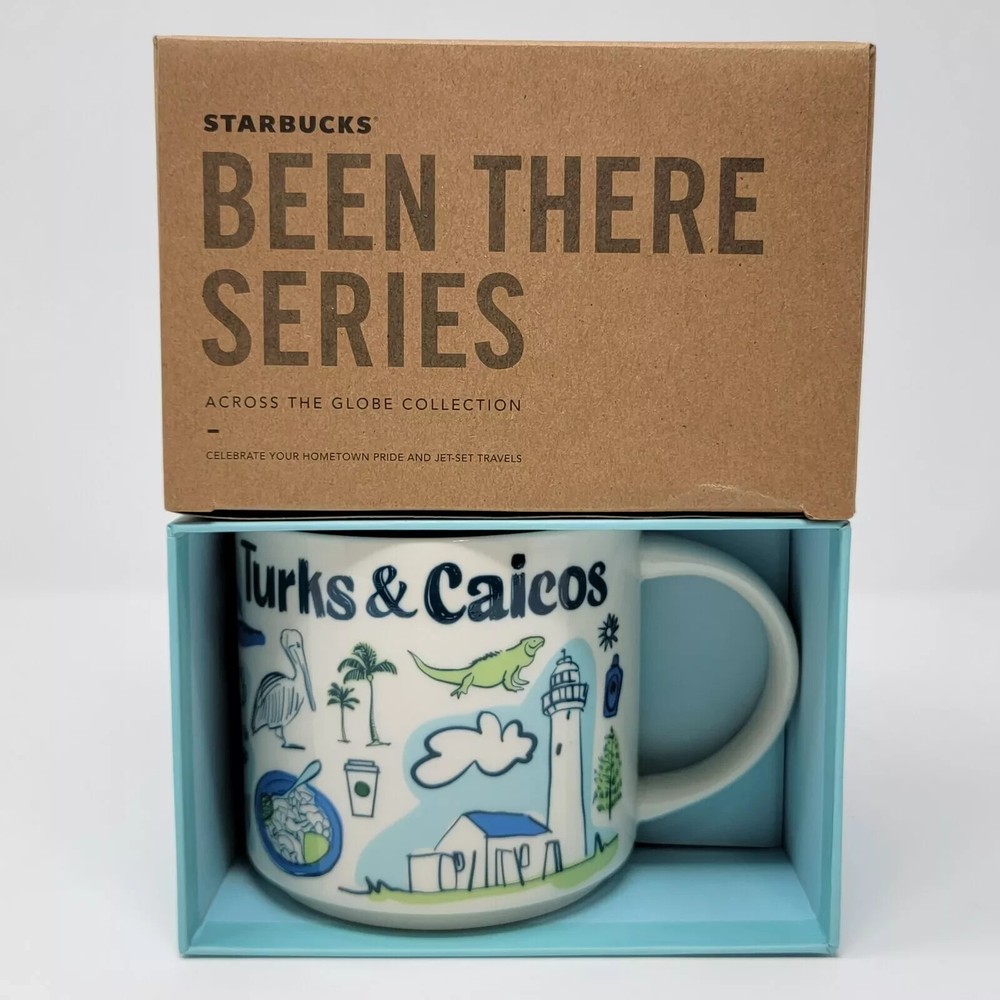 Starbucks Been There  Turks & Caicos 14 oz Mug Across The Globe Collection - NEW