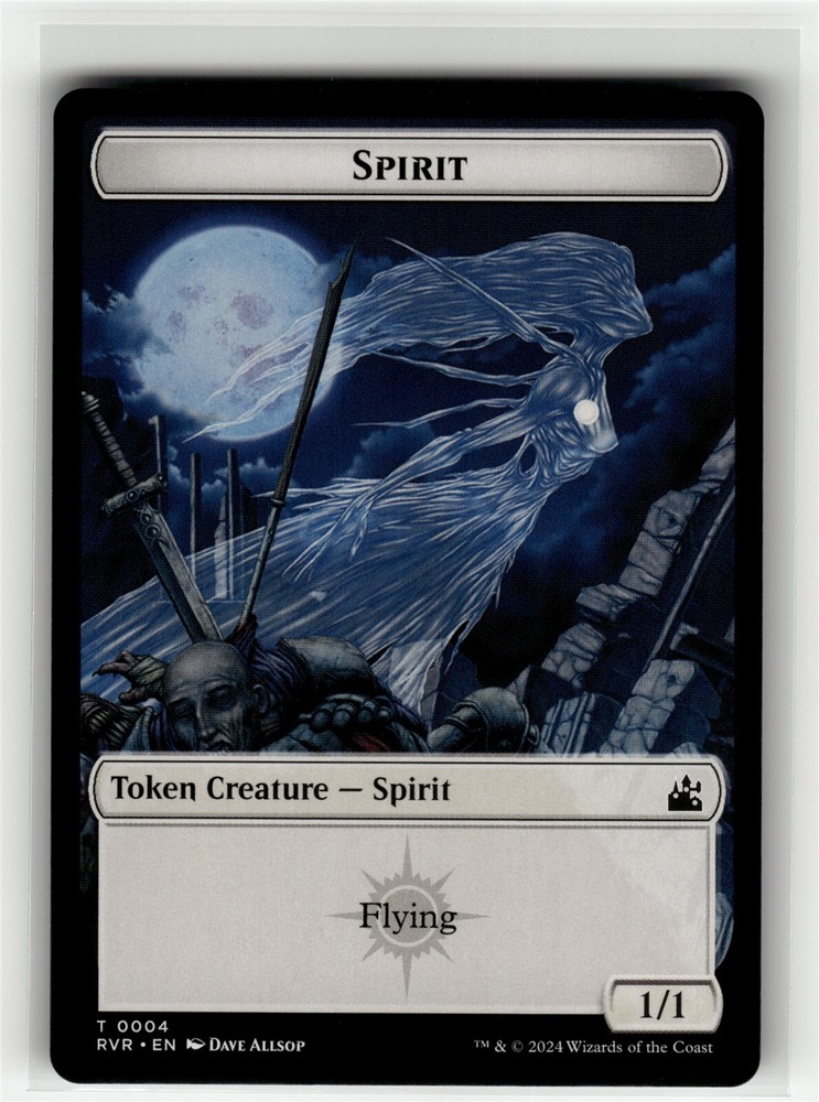 SPIRIT TOKEN (0004) Ravnica Remastered #4 RVR(NM+)(MTG)