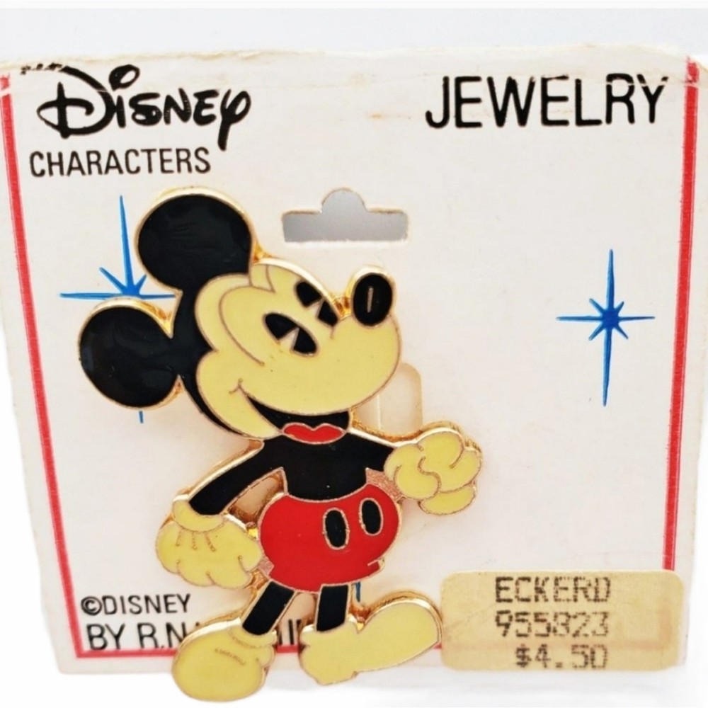 Vintage Disney X R.N. Koch Mickey Brooch - NWT