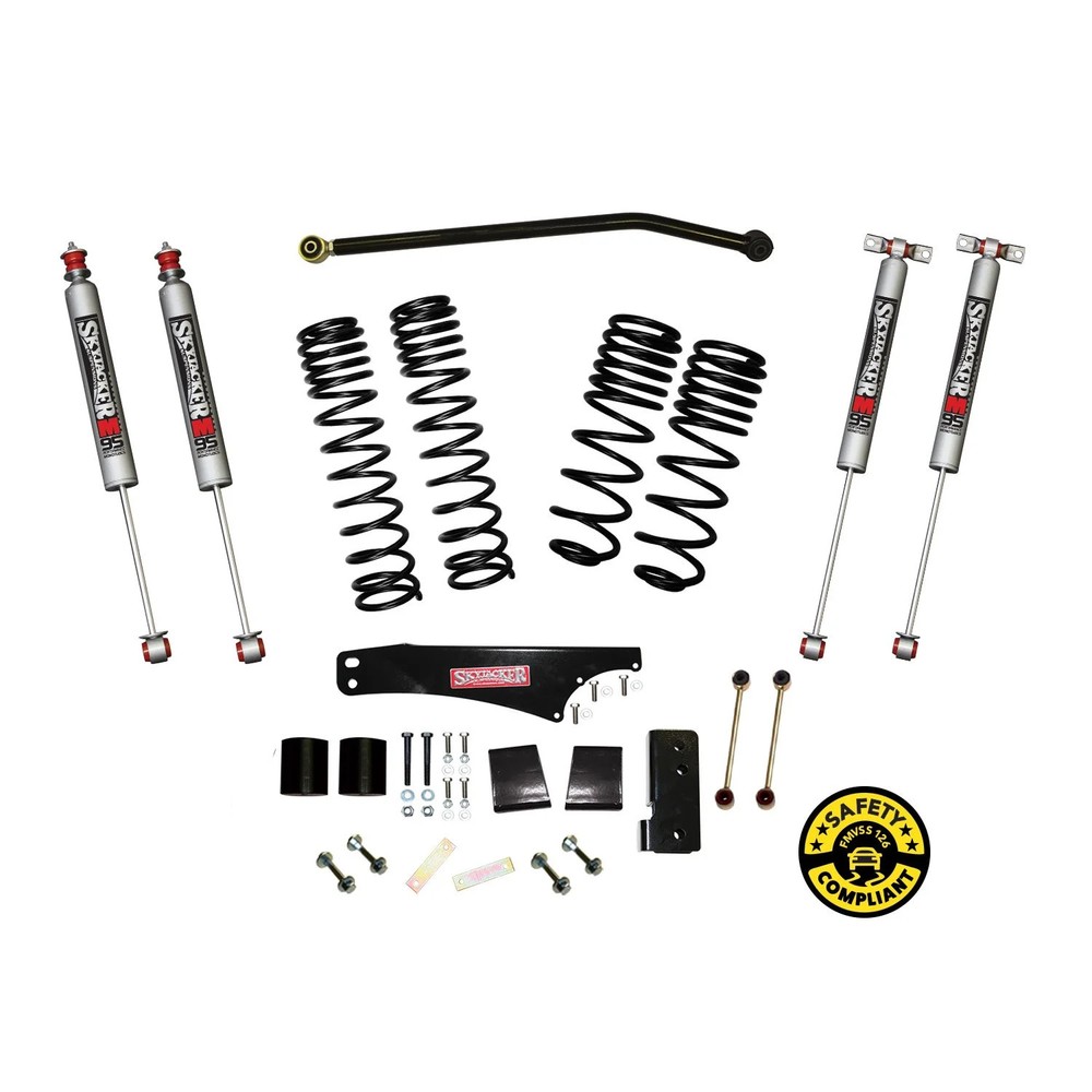 Skyjacker JK40BPMLT 3.5-4 In. Long Travel Lift Kit 2007-2018 Jeep Wrangler JK 4-
