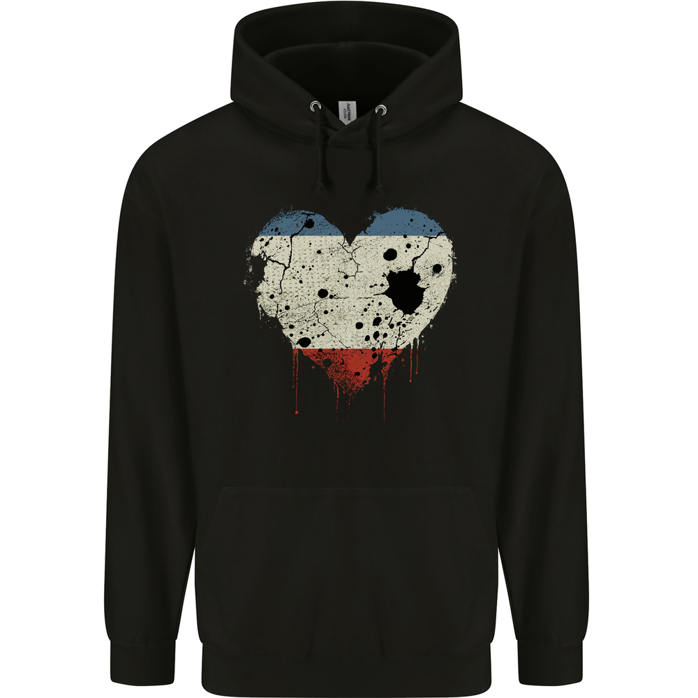 Love Flag Crimea Football Mens 80% Cotton Hoodie