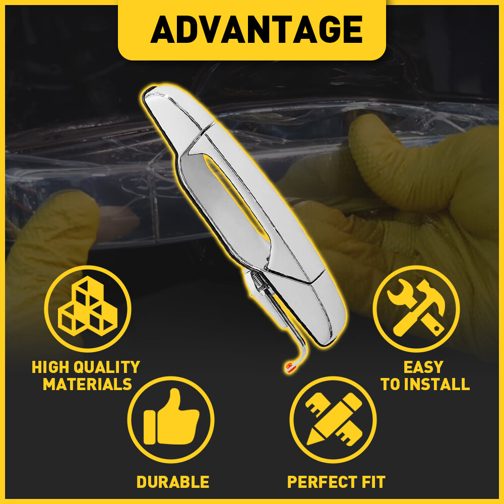 Rear Driver Left For Handle 45486 Door Silverado Cadillac