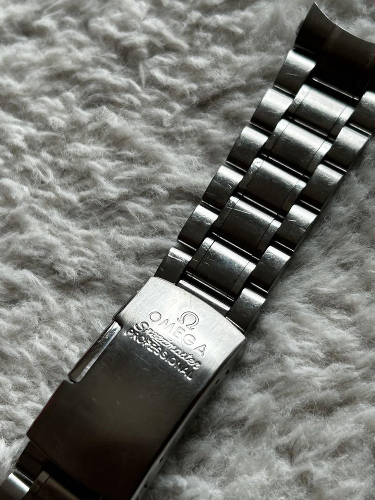 Ultrasonic Cleaned Omega Speedmaster 20mm Stainless Steel Bracelet