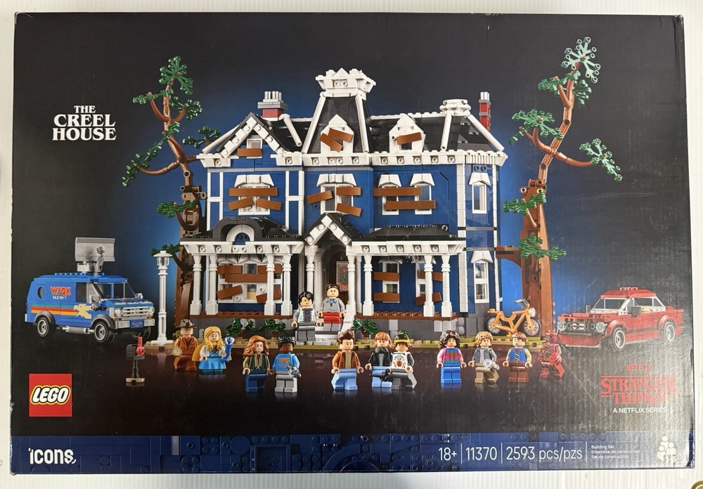 Lego Icons Stranger Things: The Creel House New (box Corner Damage, Check Pic)
