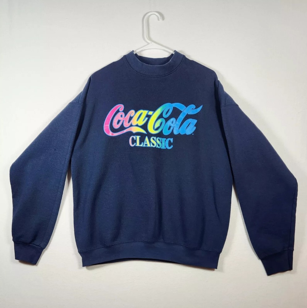 Vintage Coca-Cola Sweatshirt Men's SZ XL Extra Large Crewneck 90's Pullover