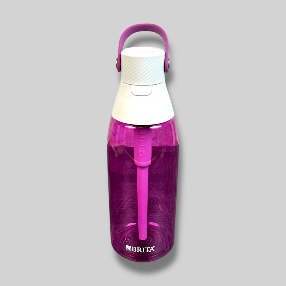 Brita 36oz Hard-Sided Filter Water Bottle Orchid Scratches | New Other
