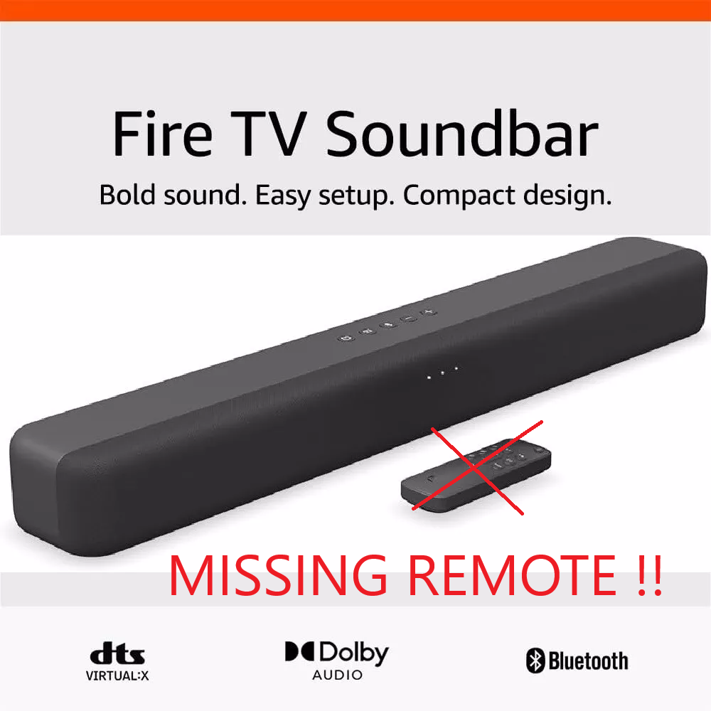 Amazon Fire TV Soundbar 2.0 speaker with DTS VirtualX Bluetooth [MISSING REMOTE]