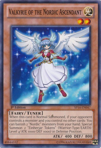Valkyrie of the Nordic Ascendant - SP14-EN047 - Common - 1st Edition x3 - Near M