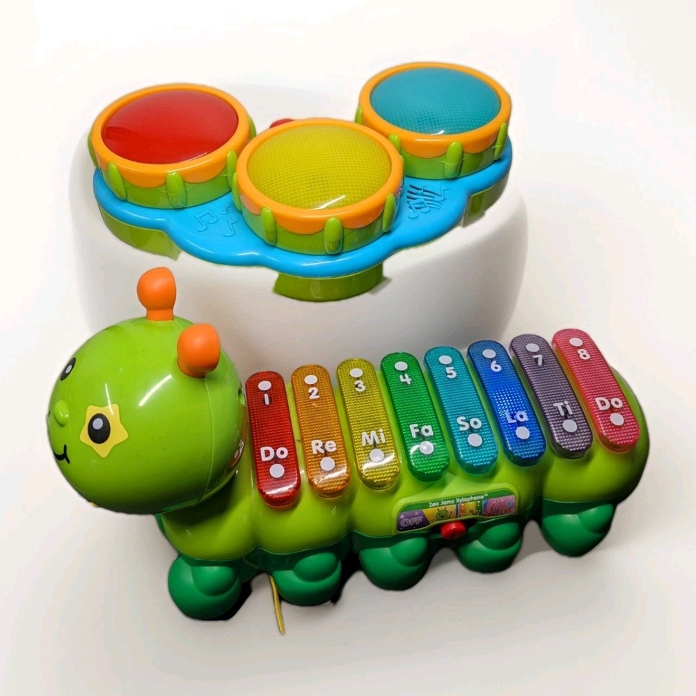 Vtech Zoo Jamz Xylophone and Drums BUNDLE interactive Developmental Baby Toys