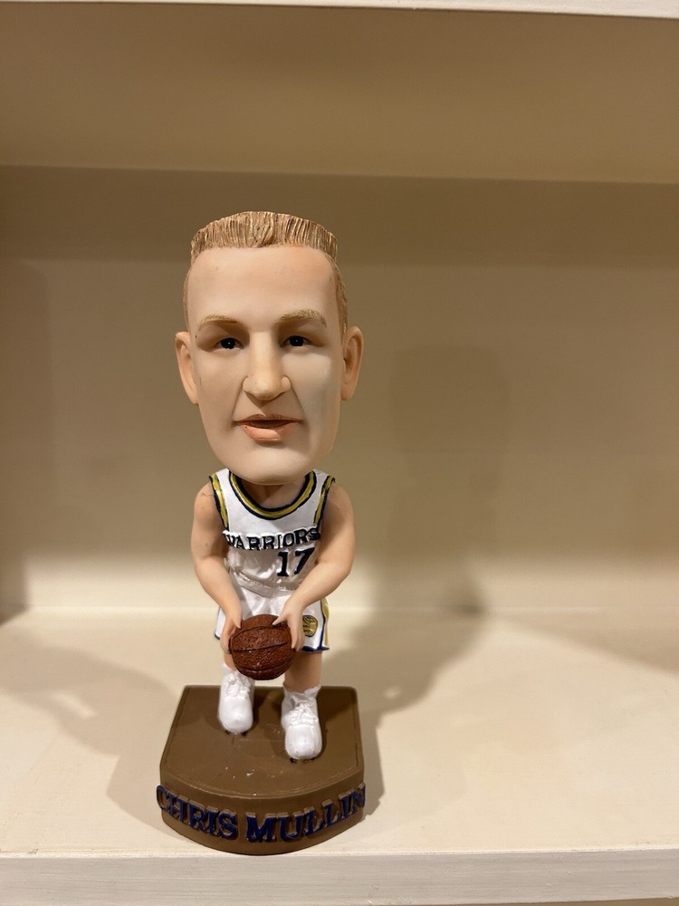 2003 Golden State Warriors Chris Mullin Bobblehead US Bankcorp SGA with Box