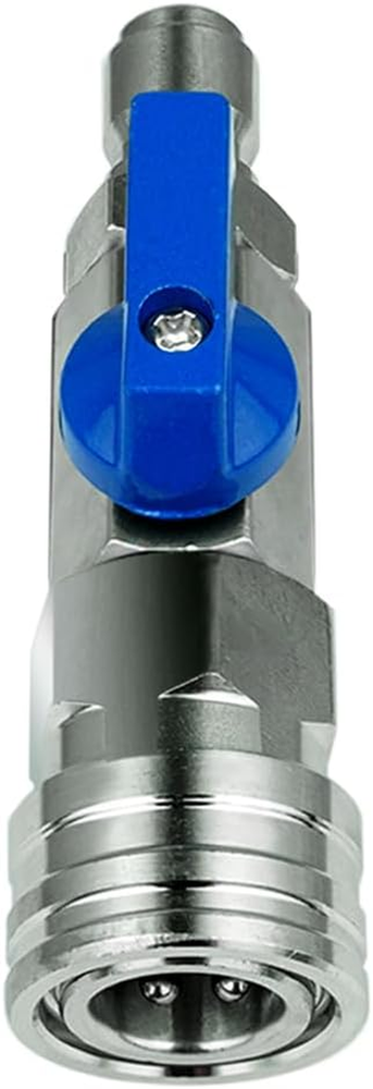 High Pressure Washer Ball Valve Kit 3/8 NPT Quick Connect 4500 PSI Power Wash