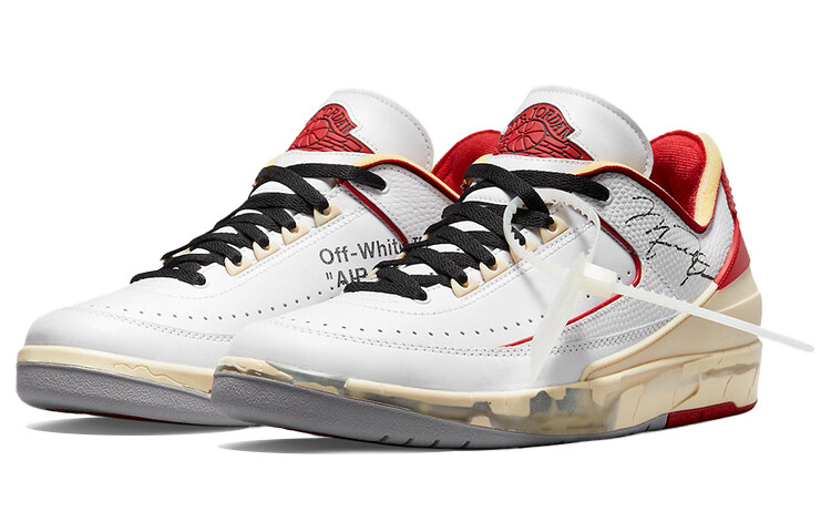 Jordan 2 Retro Low SP Off-White Varsity Red 2021   DJ4375106