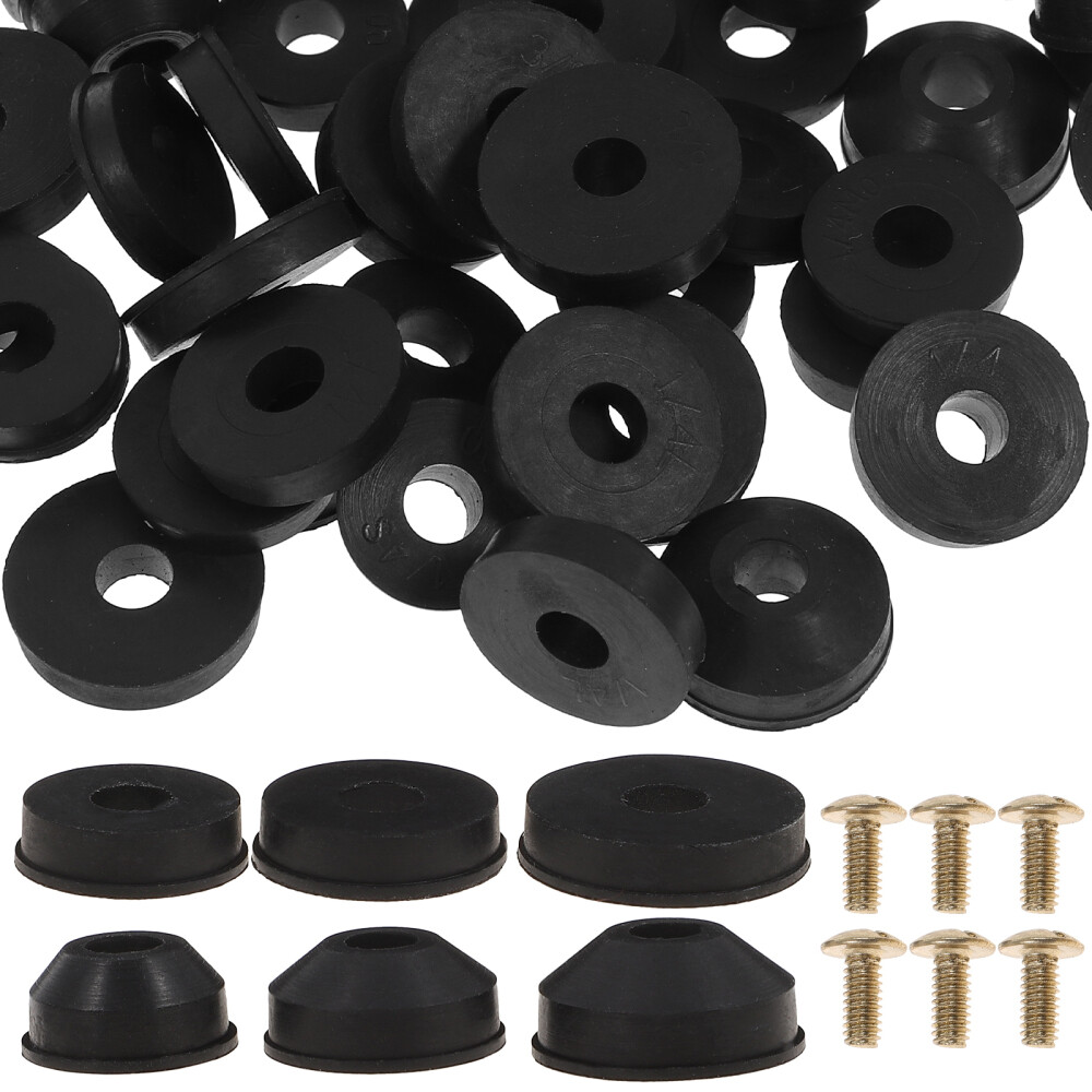 58-Piece Brass Faucet Gasket Hose Washers Outdoor Spigot Repair Kit