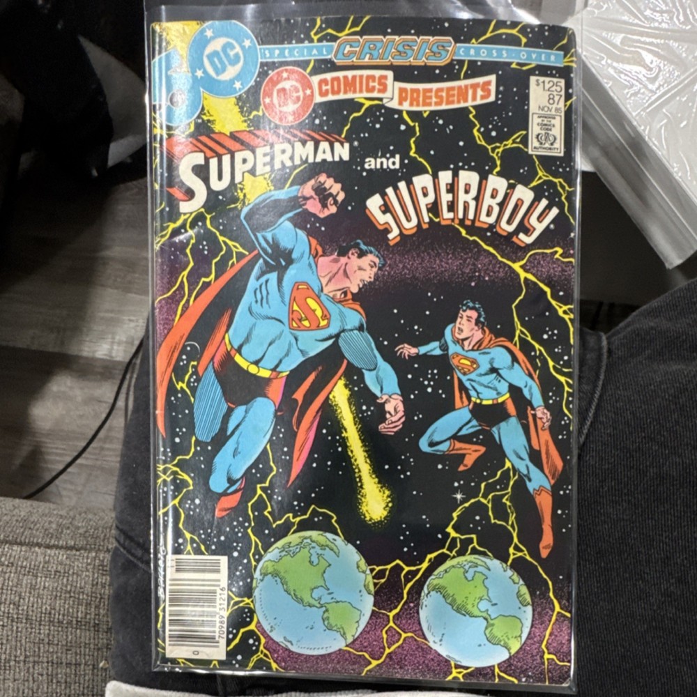 DC Comics Presents #87 Superman Superboy Crisis Crossover 1985
