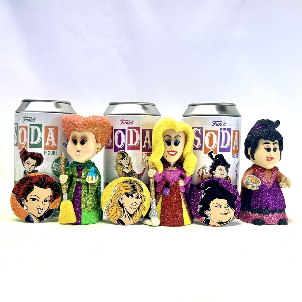 Custom Diamond Glitter Chase Funko Soda Mary Sanderson