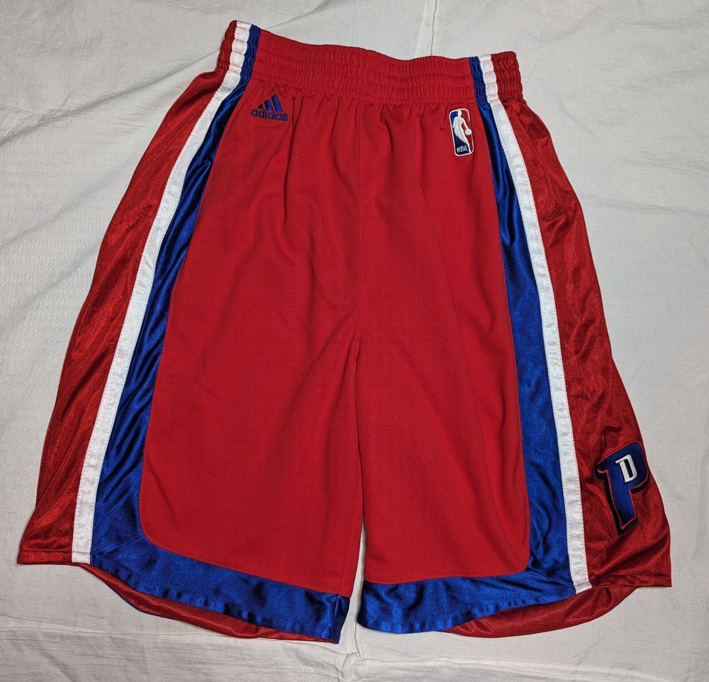 Adidas Detroit Pistons NBA Basketball Shorts Men's Medium