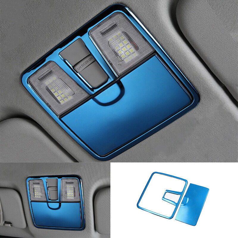 Blue Titanium Front Reading Light Cover Trim 2PCS For Hyundai Elantra 11-2016