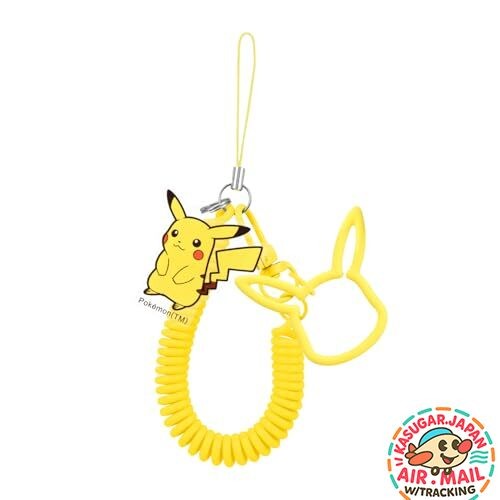 Gourmandise Pokémon Multi Coil Strap Pikachu fm Japan w/Tracking