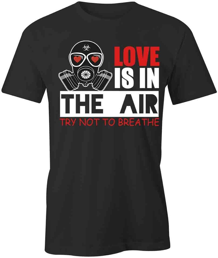 Valentine's Day Love Is In The Air Cotton T-Shirt Short Sleeve Tee S1BCA339