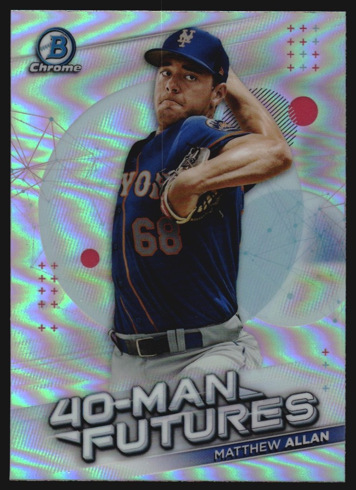 2021 Bowman Chrome 40-Man Futures Refractors #FMF30 Matthew Allan